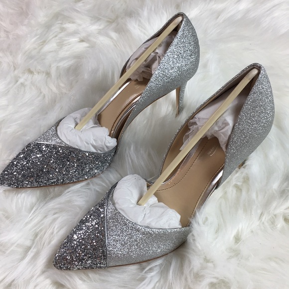 Vince Camuto Shoes - Imagine Vince Camuto Silver Sparkly High Heels